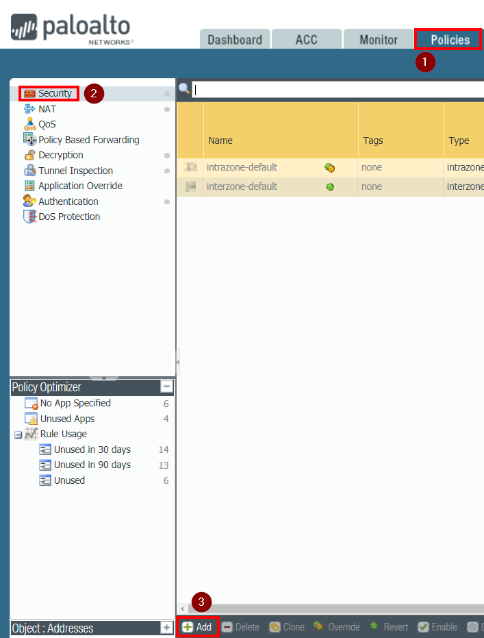 Security Policies Security Policies